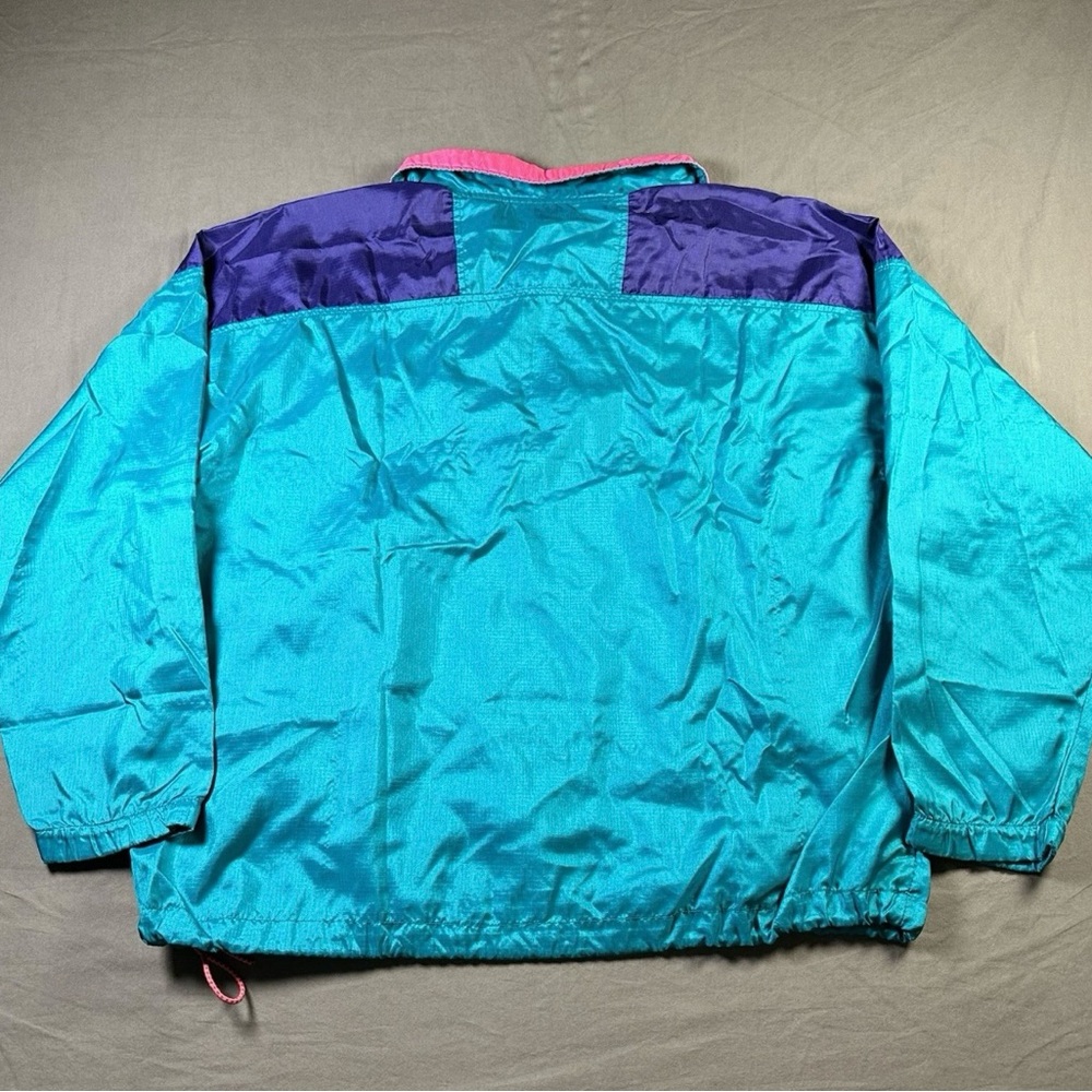 Vintage Women’s Columbia Teal and Pink Windbreaker - Picture 2 of 10